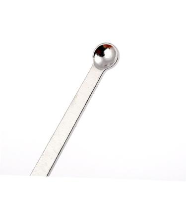 Mobestech 100pcs Ear Spoon Wax Curette - Stainless Steel Ear Cleaner Earpick (6x0.6cm) - International Shipping Available - Buy Online on GoSupps.com