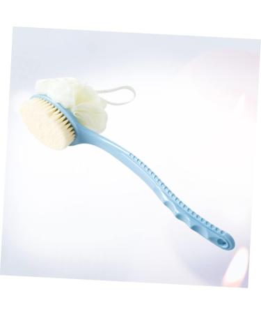 Healvian 2-in-1 Bath Sponge and Scrubber - Blue | Shower and Bath Body Brush for Skin Exfoliation and Relaxation - Buy Online on GoSupps.com