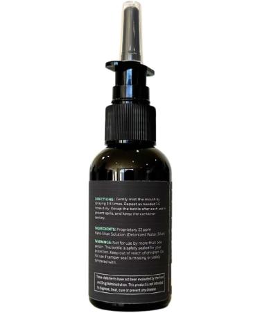 Sinus Relief Spray with Colloidal Silver - Natural Allergy & Congestion Relief - 2oz Nasal Decongestant - Clear & Thin Mucus - 100% Natural Ingredients - Buy Online on GoSupps.com