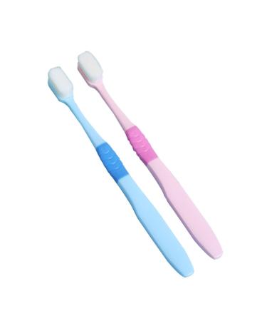 ULTECHNOVO 2 Pcs Toothbrush Pp Clean Bur Lover