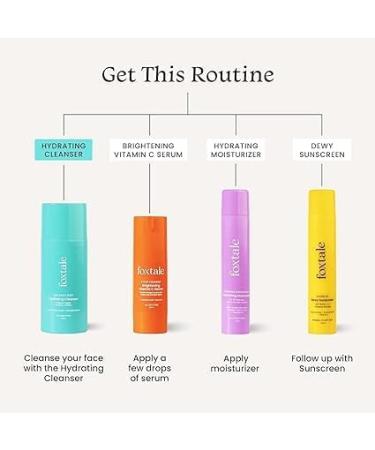 F_ox_Ta le Daily Duet Face Wash - Gentle Hydrating Cleansing & Makeup Remover with Hyaluronic Acid | All Skin Types | 100ml | International Shipping - Buy Online on GoSupps.com