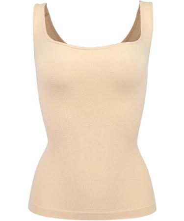 Women's Shapewear Tank Top | Belly Control Camisole Bodice | Postpartum Waist Coach Corset Vest in Skin Color L #06 - Buy Online on GoSupps.com