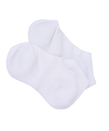 minkissy 1 Pair Protective Socks Silicone Socks Moisturizing Socks Silicone Heel Socks Foot Exfoliator Sock Spa Socks Sebs White Anti Dry Sock Foot Care Sock for Rough Skin Foot