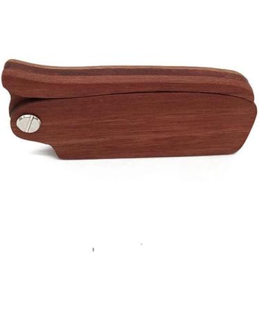 Red Sandalwood Foldable Beard Comb for Men - Pocket Size Fine Tooth Mustache Comb - Buy Online on GoSupps.com