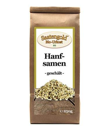 Seed gold | Natural products / Natural / Pure | Vegan & gluten-free (Organic hemp seeds peeled 250g)