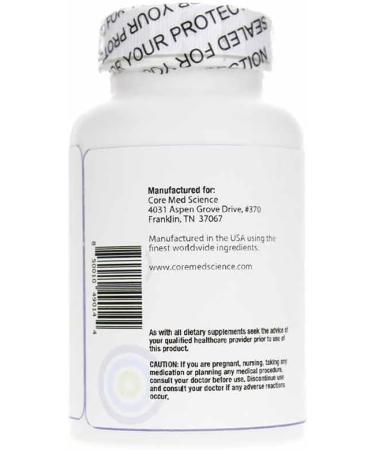 Core Med Science Liposomal Berberine 300mg - Support Liver & Heart Health - Non-GMO Gluten-Free Vegetarian Capsules (60 Count - Buy Online on GoSupps.com