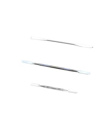 Stainless Steel Depotting Spatula Makeup Palette Spatula Tool Make Up Accessories Cosmetic Makeup Palette Spatula 3Pcs/set Makeup stick
