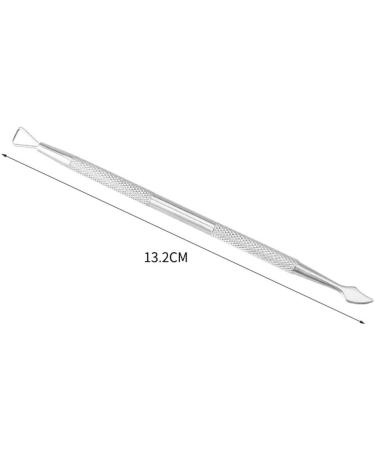 Double Ends Stainless Steel Triangle Cuticle Peeler Scraper Dead Skin Pusher Remove Gel Nail Polish Nail Art Remover Tool Practical and Popular Durability and practicality - Buy Online on GoSupps.com
