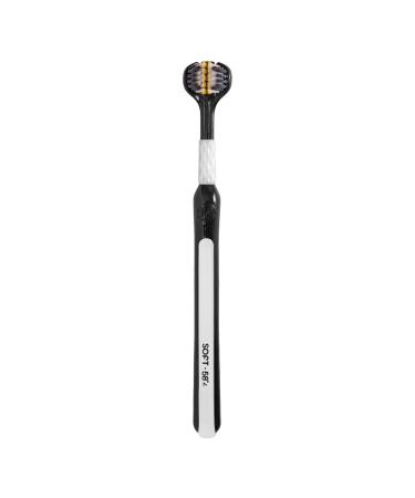Eastuy Schwarz Three-Sided Toothbrush for Special Needs | Non-Slip Sensory Tooth Cleaner for Family - Soft Bristles for Men & Women - Buy Online on GoSupps.com