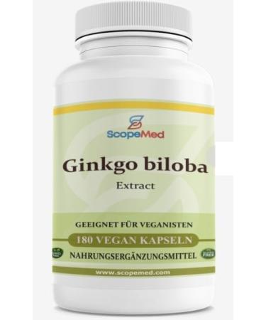 Ginkgo biloba Extract - 6000mg equivalent - 6 months package - Vegan