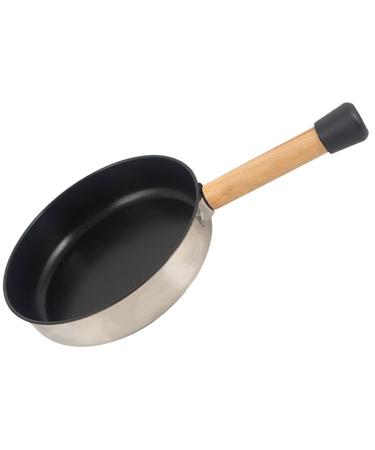 IWOWHERO Camping Portable Pan Griddle Pan Non Stick Fry Pan Pans Egg Pan Flat Skillet Camping Cookware Non Stick Cooking Utensils Mini Pancake Pan Cook Pot Stainless Steel Lightweight