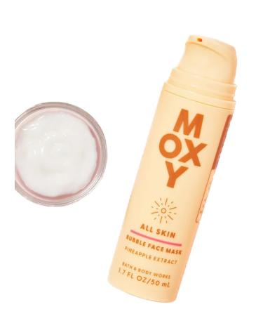 Bath + Body Works Moxy Bubble Face Mask for All Skin Types - with Pineapple Extract - 1.7 ounces All Skin: Bubble Mask