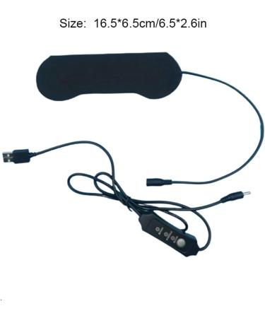 Portable Fleece Heating Pillow for Eye Relief - Washable Rechargeable & Adjustable - Multi-Colored Sleep Mask for Women - Buy Online on GoSupps.com
