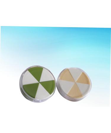 Set of 2 triangle make-up sponge make-up powder puff make-up for the face face sponge face powder make-up wedges powder dry touch wet and dry - Buy Online on GoSupps.com