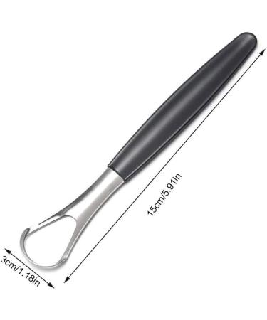 Silver Tongue Cleaner Brush - Stainless Steel Tongue Scraper for Bad Breath Relief - Portable Oral Care for Home & Travel - Buy Online on GoSupps.com