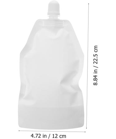 Beavorty 18 Pcs Cosmetic Packaging Bag Shampoo Exfoliating Body Scrub Refillable Pouches Travel Anti-Off - Buy Online on GoSupps.com