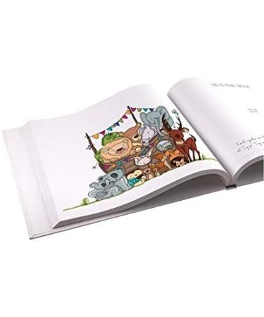 Rundfux Personalized Pink Baptismal Album with Angels & Elves for Girls | Unique Keepsake with Custom Name & Date - Buy Online on GoSupps.com