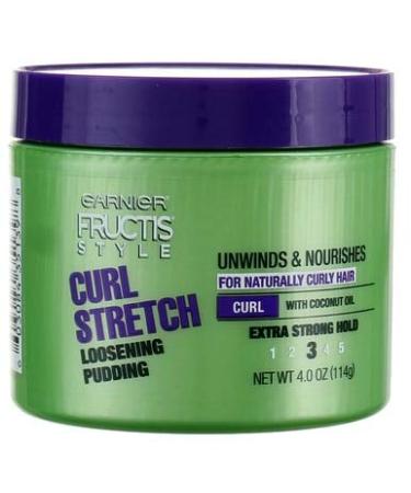 Garnier Fructis Curl Stretch Pudding 4 oz - Loosening Hair Cream for Defined Curls - Buy Online on GoSupps.com