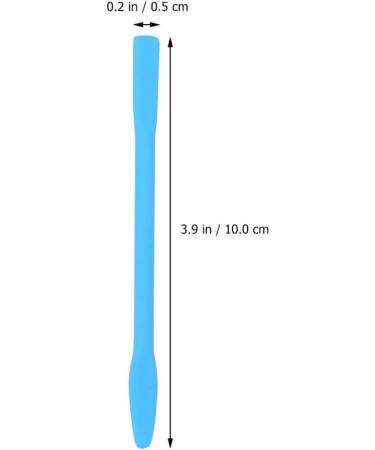 Luxshiny Silicone Stirring Sticks - Colorful Reusable Epoxy Resin Applicators & Makeup Mixing Tools (10 Pieces) - Buy Online on GoSupps.com