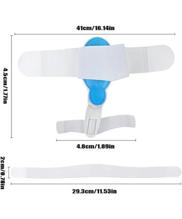 Bunion Corrector - Orthopedic Toe Straightener for Bunion Relief, Adjustable with Silicone Pad - Blue, Men and Women - Buy Online on GoSupps.com