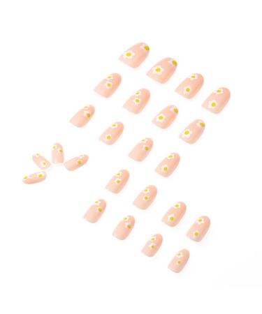 RikView Pink Almond Press on Nails - Medium Length Cute Acrylic Fake Nails - Buy Online on GoSupps.com