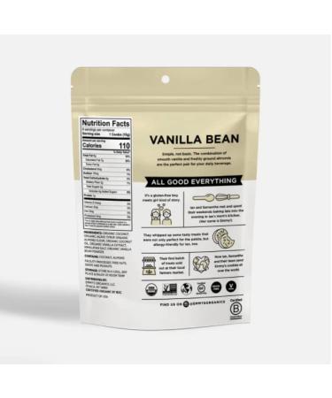 Emmy's Organics Coconut Cookies Vanilla Bean 6 oz (Pack of 4) | Gluten-Free Vegan Paleo-Friendly Organic Snack - Buy Online on GoSupps.com