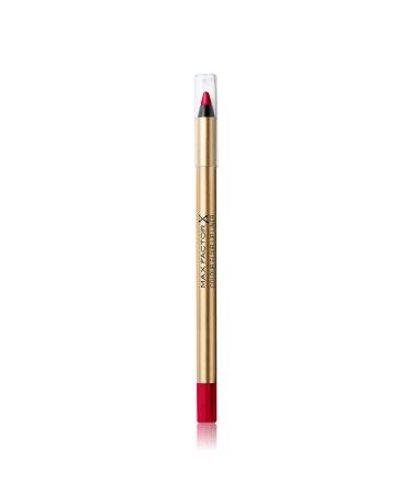 Max Factor Color Elixir Lip Liner Red Blush 12 - perfectly defined lip contour for perfect staged lips - with a smooth order red blush 12 1 piece (1 Pack)