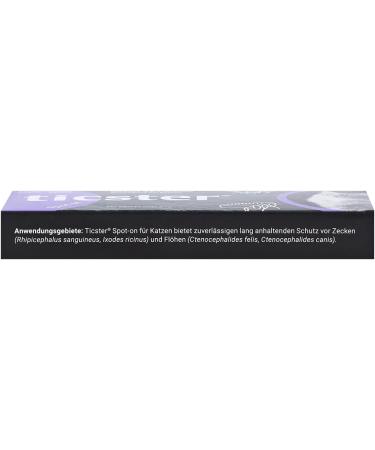 Ticster Spot-on for Cats 4-8 kg | 6x 0.8ml Flea & Tick Protection | Up to 24 Weeks | Natural Ingredients - Buy Online on GoSupps.com