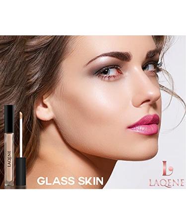 LAQENE Luxury Line Hydrating Concealer - Full Coverage, Long Lasting, Natural Ivory Shade - Ideal for Dark Circles & Blemishes - Buy Online on GoSupps.com