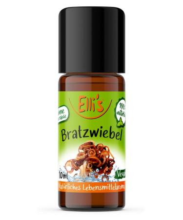 Elli's aromas BratzWiebel Natural food aroma |Aroma concentrate from 100 % vegan and natural origin |For dishes & drinks |10 ml