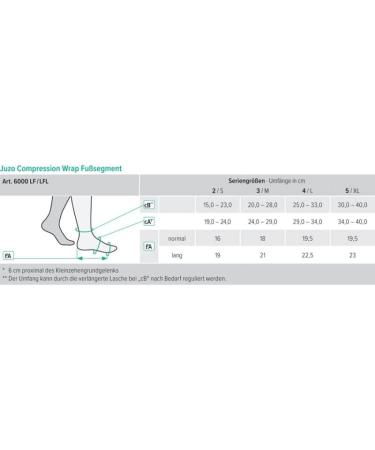 Juzo Compression Wrap Foot (2/S Normal) Premium Support & Comfort for International Shipping - Buy Online on GoSupps.com