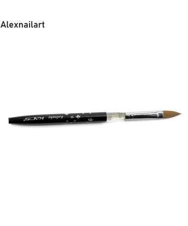 Alexnailart Kolinsky Nail Brush Size 10 | Premium Acrylic Painting Tool for Manicure & Nail Design - International Shipping Available - Buy Online on GoSupps.com