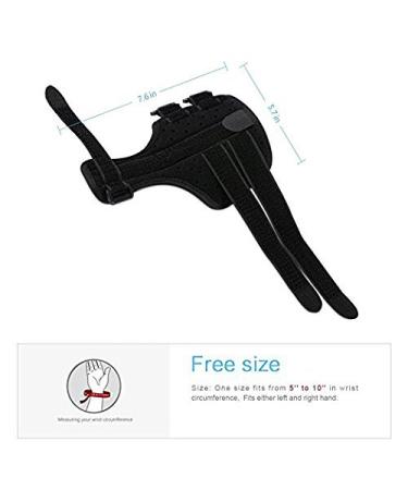 Yosoo Thumb Support Brace - Adjustable Thumb Splint for Pain Relief from Sprains Tendonitis & Injuries | Fits Left & Right Hand - Buy Online on GoSupps.com