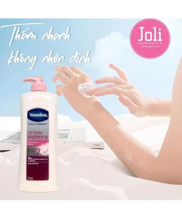 Buy Vaseline Healthy Bright UV Extra Brightening Gluta Glow Body Lotion 300ml - Enhance Skin Radiance | International Shipping Available - Buy Online on GoSupps.com