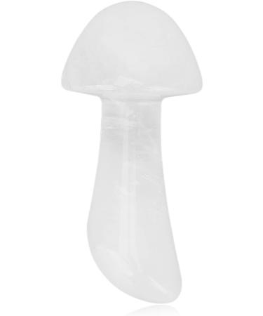 Gua Sha Massage Stones with Mushrooms Skin Care Blood Circulation Professional Mushroom Shoulder Massager for Women (White) - Buy Online on GoSupps.com
