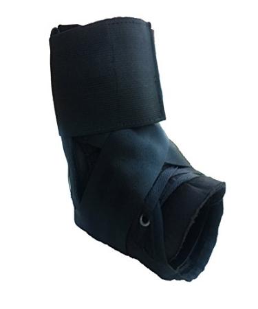 Lace-Up Sports Medicine Ankle Brace - Orthopedic Support for Sprains & Injuries | Size Medium Black - Buy Online on GoSupps.com