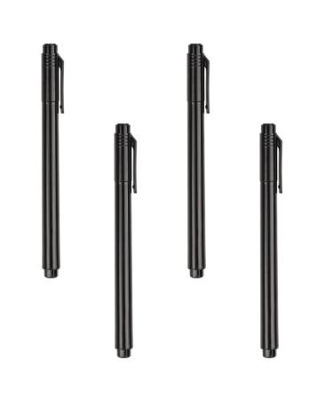 Lurrose nail devices nail accessories 4 pieces nail polish pen black nail pen art pin nail nail nail art beauty tool art liner pen for diy lines manicure accessible