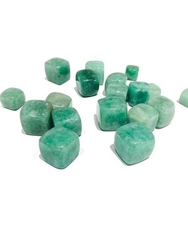 Natural Green Strawberry Cube Quartz Crystal Tumbled Stones 10pc Obelisk - Buy Online on GoSupps.com