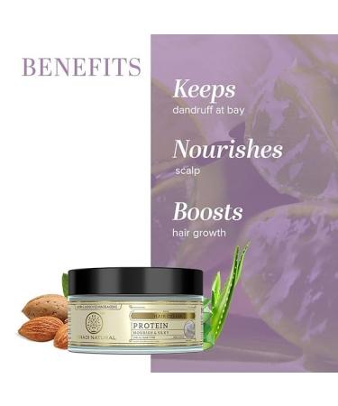 Protein Hair Cream | Soft & Shiny Hair | Natural Cream for Dry Hair | Paraben & Silicone-Free | All Hair Types - Buy Online on GoSupps.com