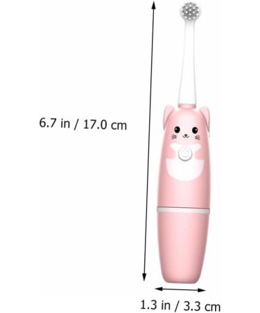 FRCOLOR 2 Pcs Kids Electric Toothbrush - Travel & Household Tooth Cleaning Brush Pink Baby USB Oral Care - Buy Online on GoSupps.com