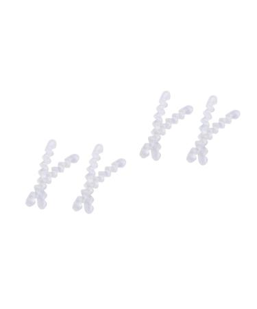 Gatuida 4 Pairs High Heel Cushion Clear Pumps Clear High Heels High Heel Pads Non Shoe Inserts High Heel Grips Anti Slip Shoe Clear Heel Grips Non-Slip Stickers Water Ripple