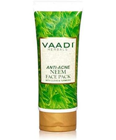 Vaadi Herbals Anti Acne Neem Face Pack with Clove and Turmeric 120g - Buy Online on GoSupps.com