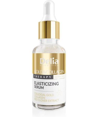 Delia Cosmetics Gold & Collagen Therapy Elasticity serum Vitality Nutrition Colloidal Gold Red Clover Extract Collagen 30 ml - Buy Online on GoSupps.com