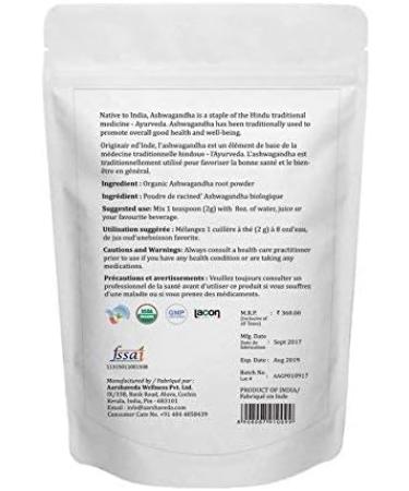 READ QURA Organic Ashwagandha Root Powder 200 Gm - Buy Online on GoSupps.com