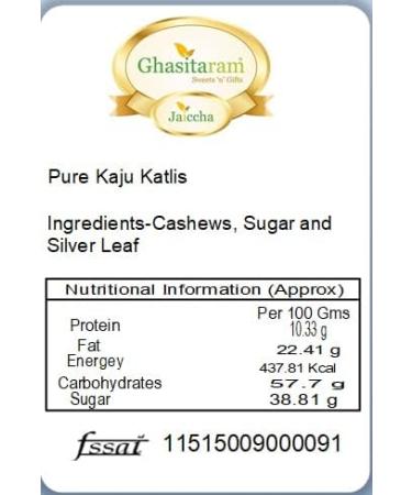 Ghasitaram Gifts Rakhi Gifts for Brothers Rakhi Sweets - Diwali Hampers-Kaju Katli and Methi Mathri Hamper with Pearl Beads Rakhi - Buy Online on GoSupps.com