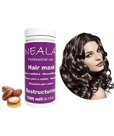 Hair Mask with Jojoba Oil - 1000ml Restructuring & Nourishing | Best for Dry & Damaged Hair | International Shipping - Buy Online on GoSupps.com
