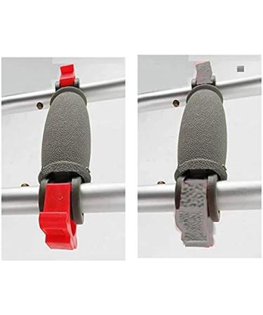 Dr. Safe Aluminium Underarm Crutches Folding Lightweight and Adjustable 1 Pair - Buy Online on GoSupps.com