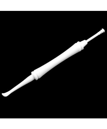 Plastic Double Tips Earpick Ear Wax Remover Pick Cleaner - White - Buy Online on GoSupps.com