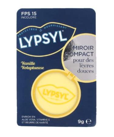 Lypsyl Compact Mirror for Soft Lips FPS 15 9g - Vanilla