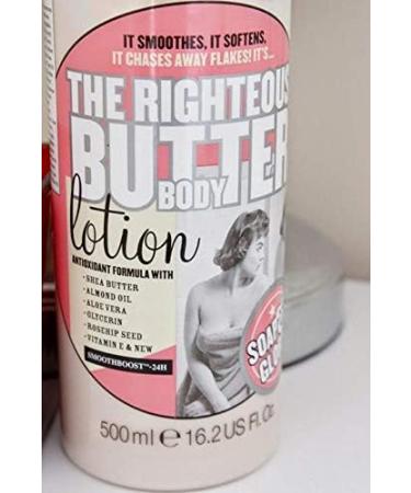 Soap Glory Soap and Glory The Righteous Body Butter Lotion together with Clean on Me creamy purifying shower gel 500 milliliters hand pumps - Buy Online on GoSupps.com
